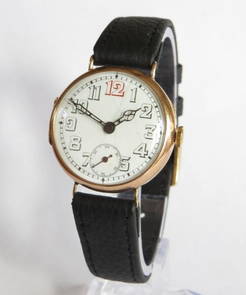 Gents 9ct Gold Bulova Rubaiyat Wrist Watch, 1922