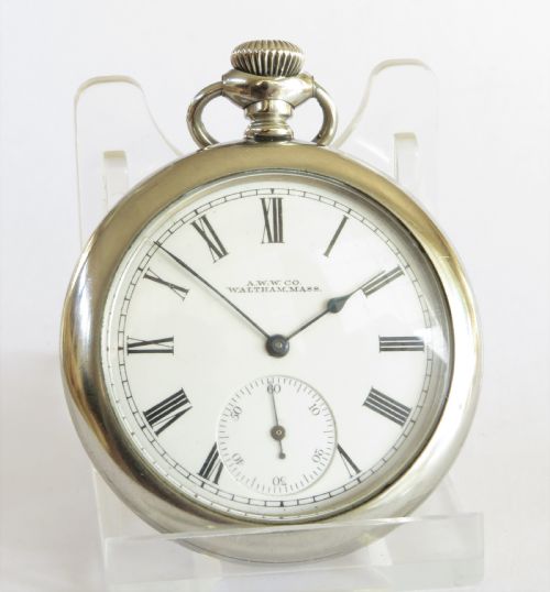 fig 1. Antique Waltham pocket watch, 1898