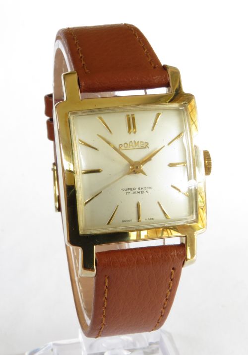 fig 1. Gents 1950s Roamer wrist watch, super condition