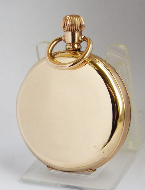 fig 2. Antique Cyma hunter pocket watch for J W Benson.