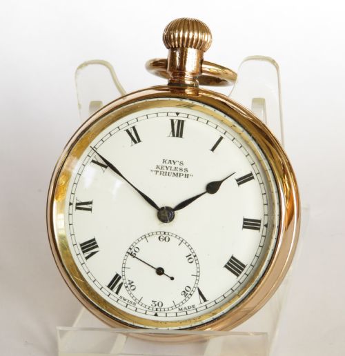 Kays Keyless “Triumph” Pocket Watch