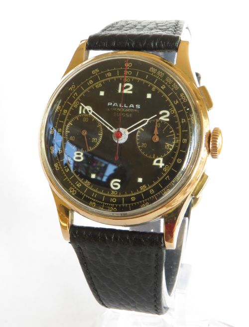 Gents 1950s Pallas Chronographe Wrist Watch