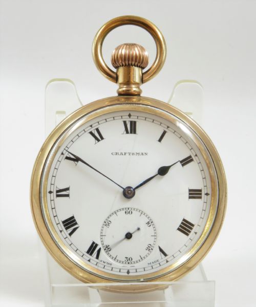 fig 1. 1930s Craftsman pocket watch