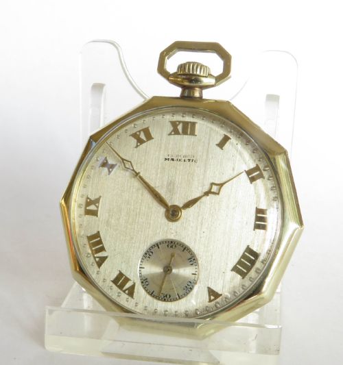 Art Deco Majestic Pocket Watch from Wittnauer