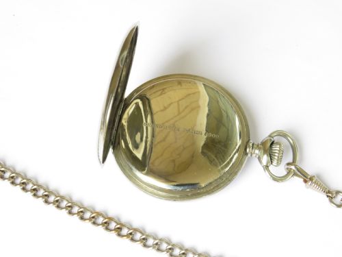 fig 2. Antique Zenith pocket watch and chain