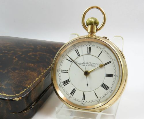 Lancashire Watch Company Centre Seconds Chronograph, C1900