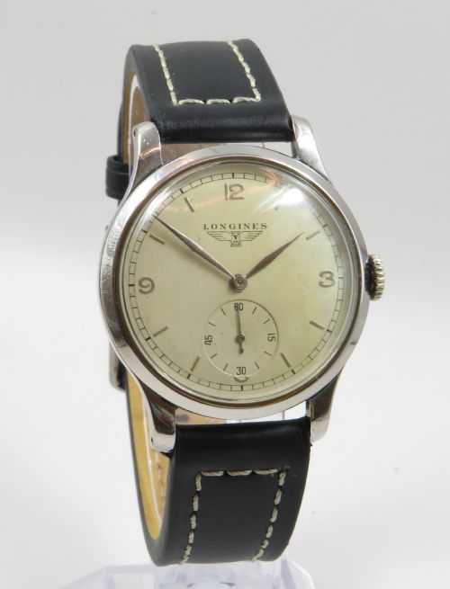 fig 1. Gents Longines wrist watch, 1942