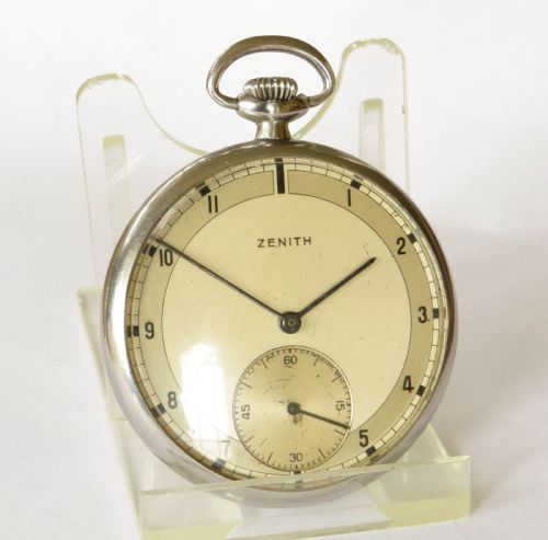 fig 1. 1930s Zenith pocket watch