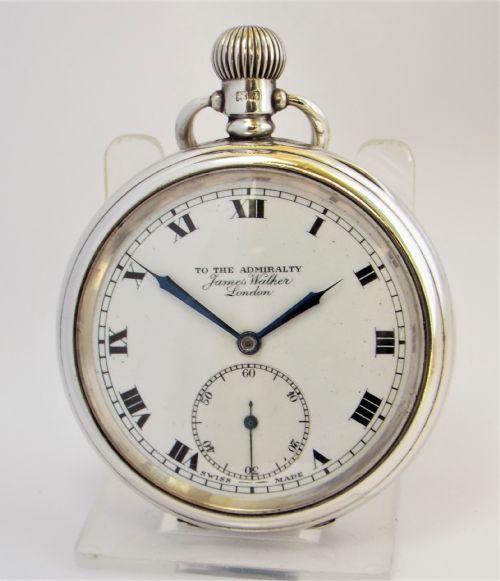 Antique Buren Silver Pocket Watch for James Walker.