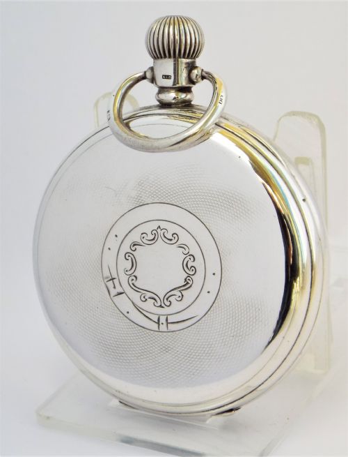 fig 2. Antique Buren silver pocket watch for James Walker.