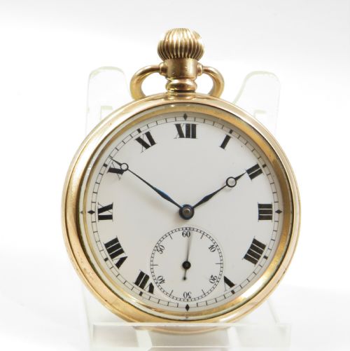 fig 1. 1920s Buren stem winding pocket watch
