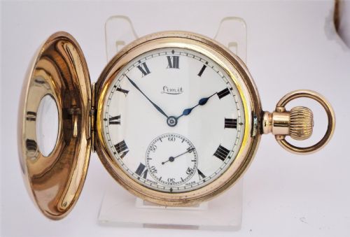 fig 2. .A 1920s Limit half hunter pocket watch.