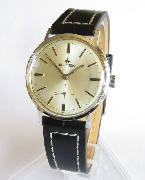 Gents Buren Grand Prix Wrist Watch, Early 1960s