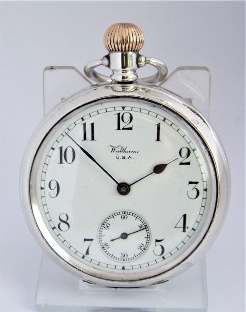 Antique Waltham Traveler Pocket Watch, 1919.