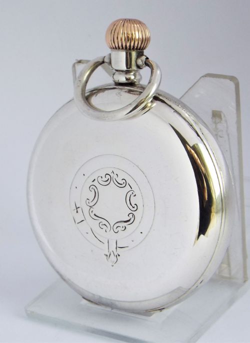 fig 1. Antique Waltham Traveler pocket watch, 1919.