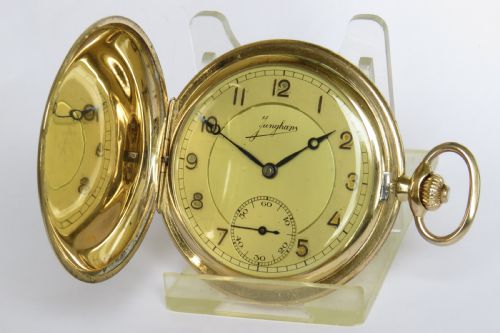 1940s Junghans Full Hunter Pocket Watch