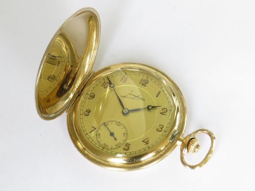 fig 1. 1940s Junghans full hunter pocket watch