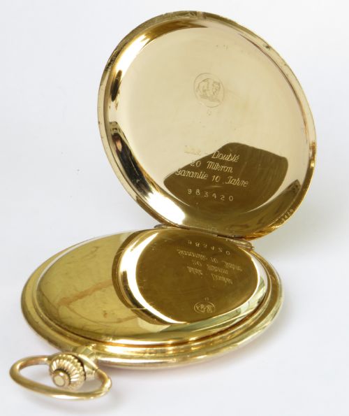fig 2. 1940s Junghans full hunter pocket watch