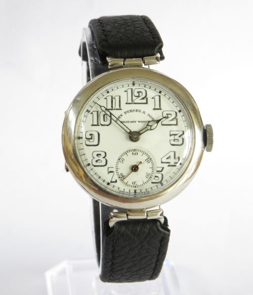 Ww1 Era Silver Marvin Wrist Watch, 1915