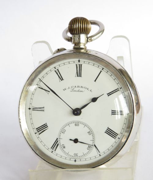 Antique Silver Pocket Watch, 1911
