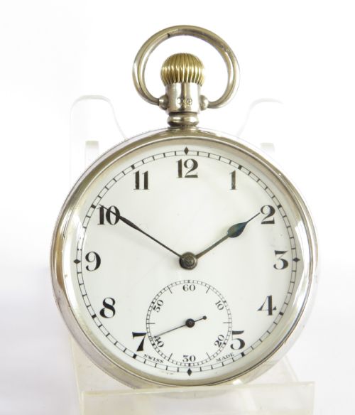 fig 1. Silver Revue pocket watch, 1931