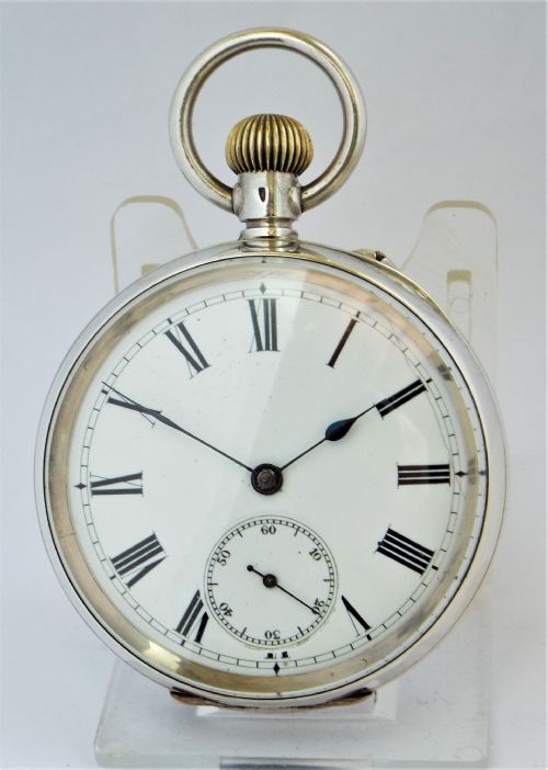 Antique Swiss Silver Pocket Watch.