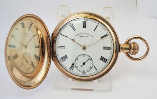 Waltham Traveler Full Hunter Pocket Watch, 1904.
