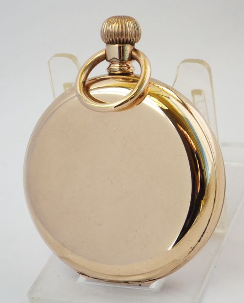fig 2. Waltham Traveler full hunter pocket watch, 1904.