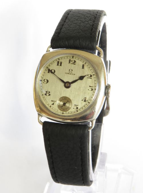 Mid-size Silver Omega Wrist Watch, C1922