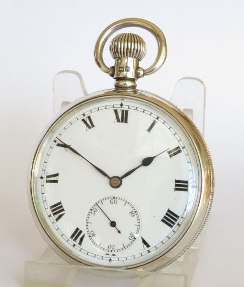 Swiss Silver Pocket Watch, 1934