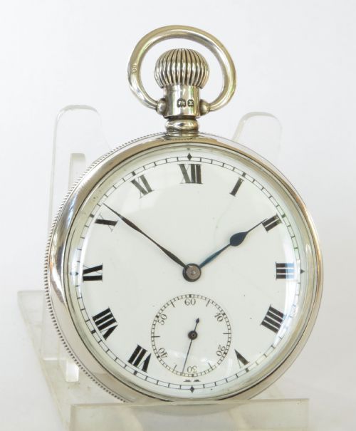 fig 1. Swiss silver pocket watch, 1934