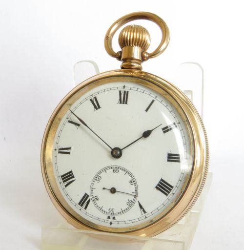 Antique Swiss Lever Pocket Watch, Nicely Decorated Movement