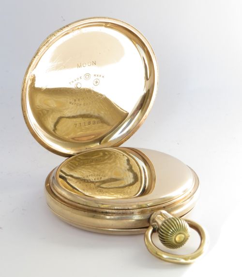 fig 2. Admiral full hunter pocket watch by Cyma