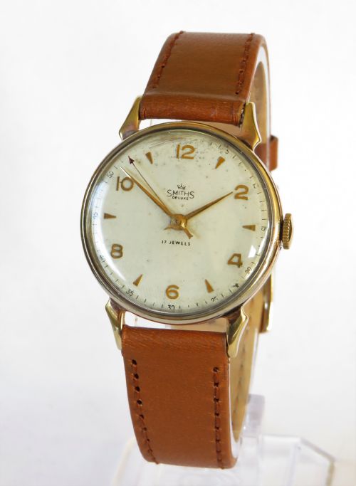Gents 1950s Smiths De Luxe Wrist Watch