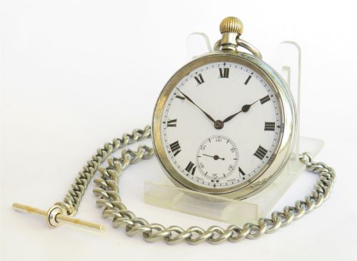 Antique Revue Pocket Watch and Chain