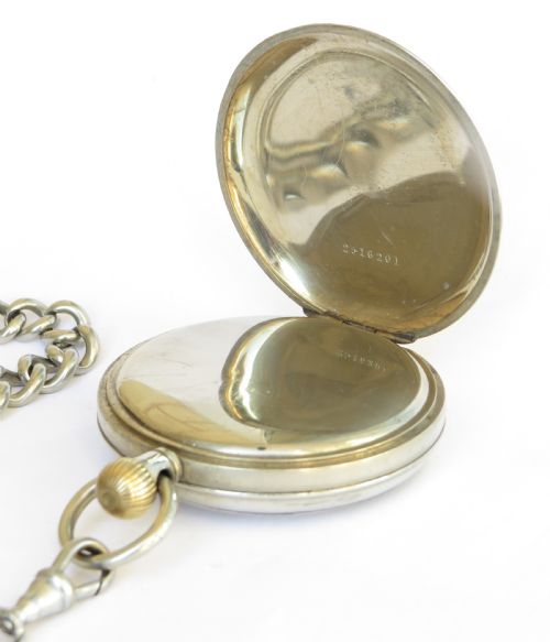 fig 2. Antique Revue pocket watch and chain