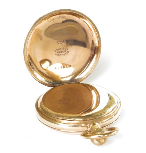 fig 2. Antique Record full hunter pocket watch