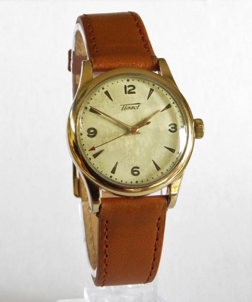 fig 1. Mid-size Tissot wrist watch, 1955