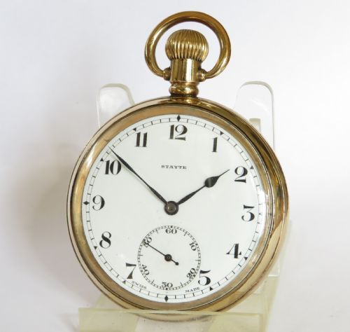 1920s Stayte Pocket Watch by Tavannes