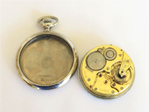 fig 2. 1930s Zenith pocket watch