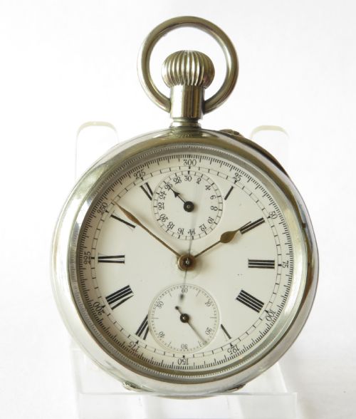fig 1. Antique chronograph pocket watch