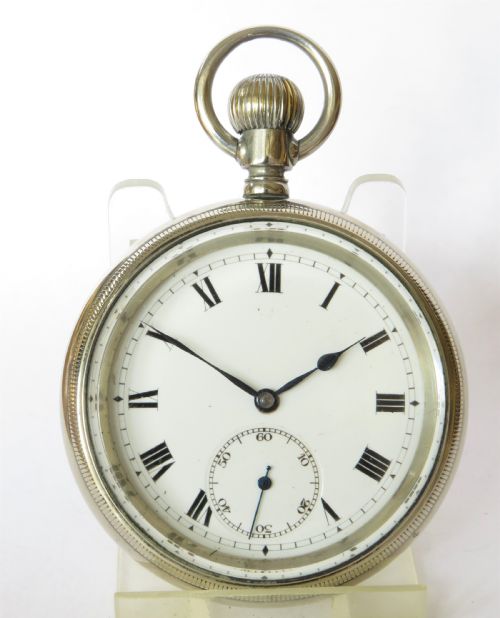 fig 1. Large antique Swiss pocket watch