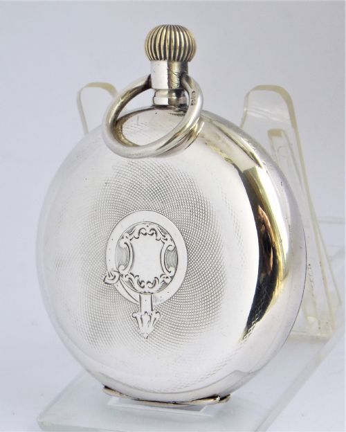 fig 1. Antique silver Electa pocket watch. 1918