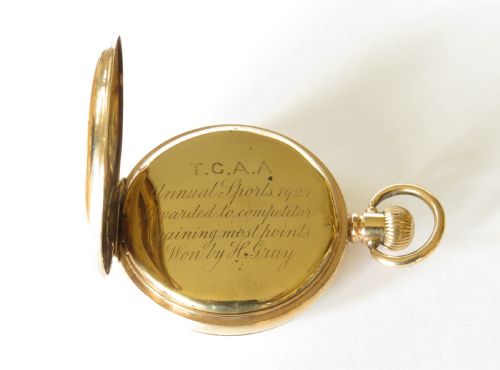 fig 2. Antique Northern Goldsmiths Admiralty pocket watch