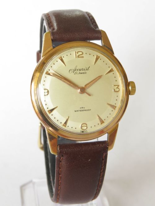fig 1. Gents 1960s Accurist wristwatch