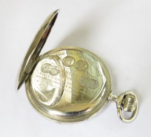fig 2. Antique silver Zenith pocket watch