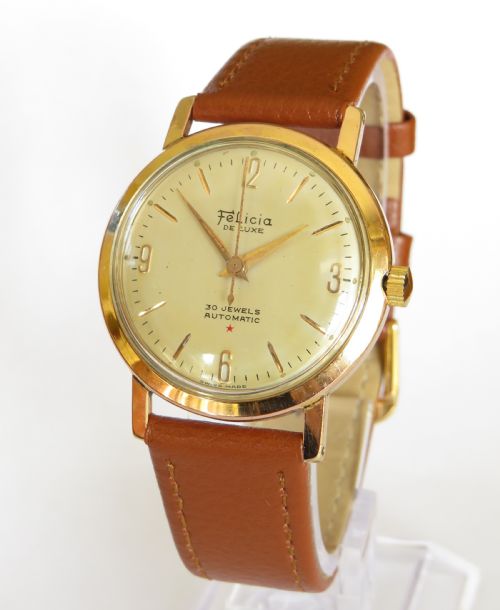 Gents 1950s Felicia De Luxe Wrist Watch
