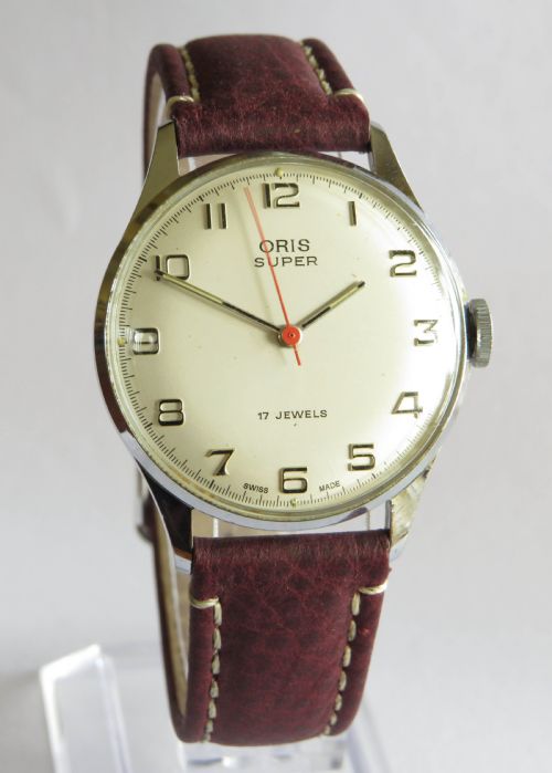 fig 1. Gents 1960s good-sized Oris Super wristwatch