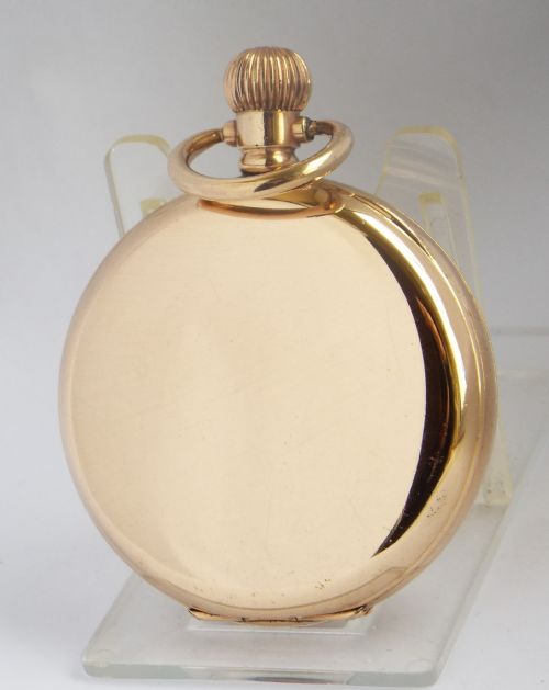fig 2. Antique 1920s Matwil full hunter pocket watch.