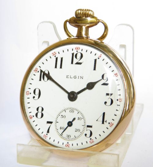 Elgin B W Raymond Railroad Grade Pocket Watch, 1911